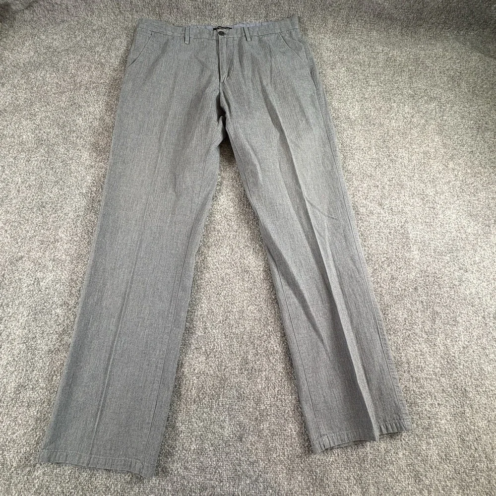Banana Republic Kentfield Pants Mens 36x34 Navy Classic Preppy Office Minimalist